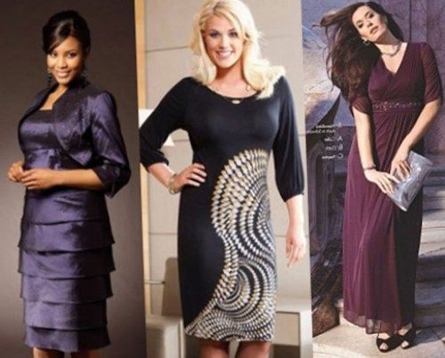Какие бывают платья для полных женщин с большим животом